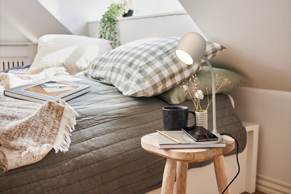 Ellie bordlampe - Ivory Sand